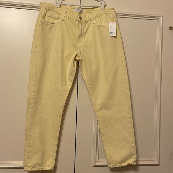 NWT J Brand Yellow Light Wash Sadey Slim Jeans - Picture 4 of 9